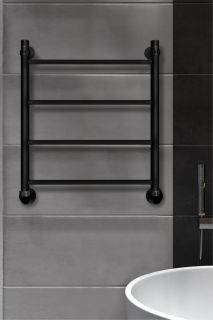 Полотенцесушитель водяной Indigo LineL LLW60-50BR 60x50 см чёрный муар